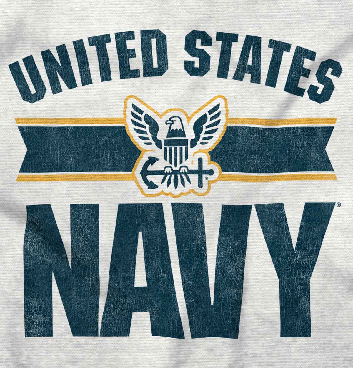 US Navy Crewneck Sweatshirt-Direct To Garment Print-Brisco Apparel