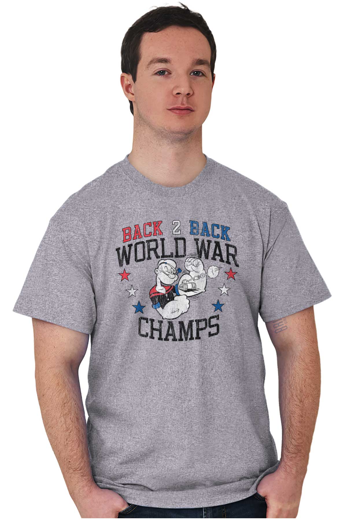 Popeye World War Champs T Shirt Popeye Brisco Brands – Brisco