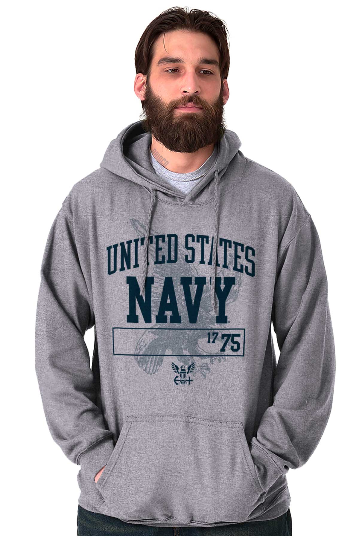 United States Navy Hoodie-Direct To Garment Print-Brisco Apparel