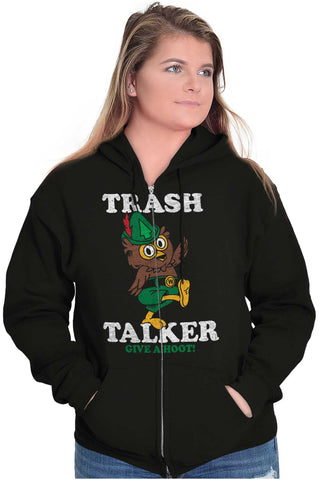 Trash Talker Hoodie, Woodsy Owl, Officially Licensed