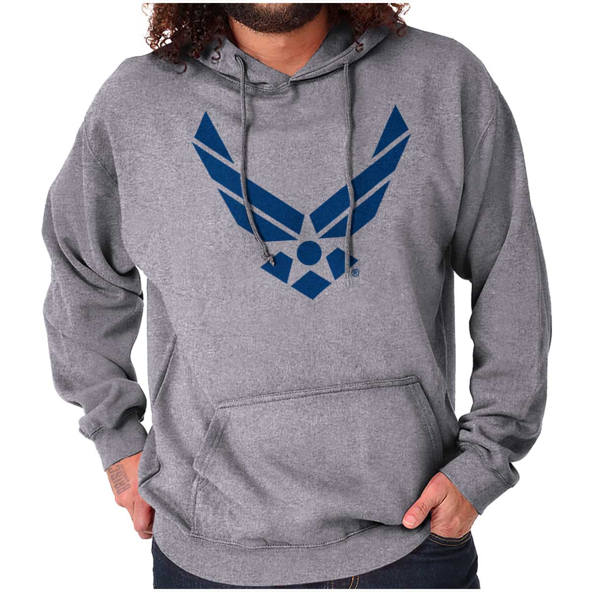 Blue Force Hoodie US Air Force Officially Licensed Brisco Brands