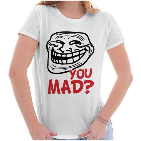 Troll Face You Mad Meme Big Smiley Toddler Boy Girl T Shirt Infant Toddler  Brisco Brands 3T 